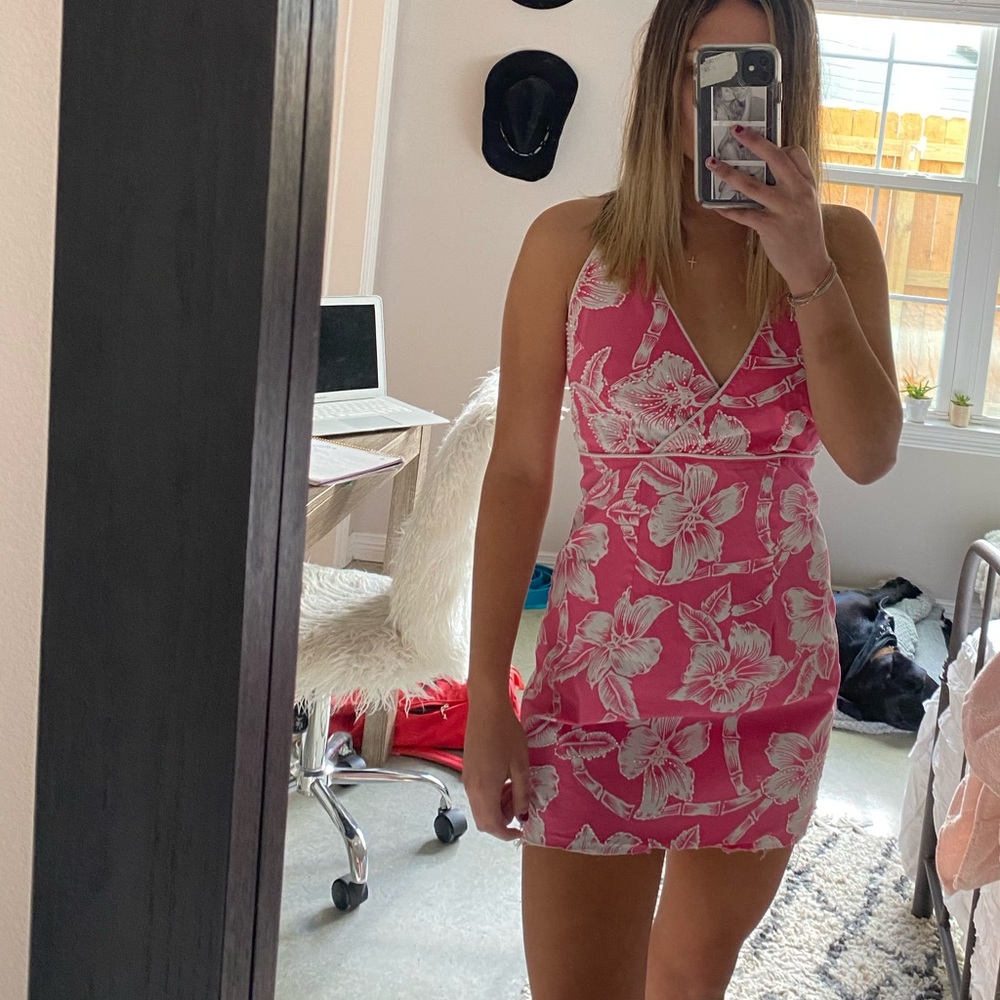 Halter bleu Haven dress